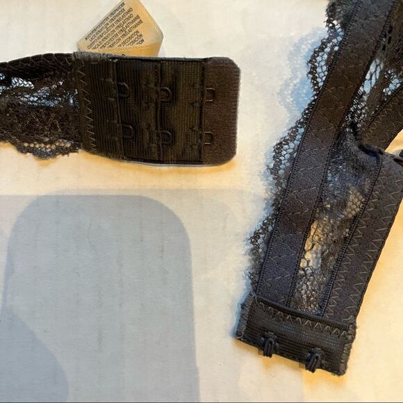 U.S. Polo Assn. Bra 34C blue and gray push up and underwire padded, lace - Picture 5 of 9